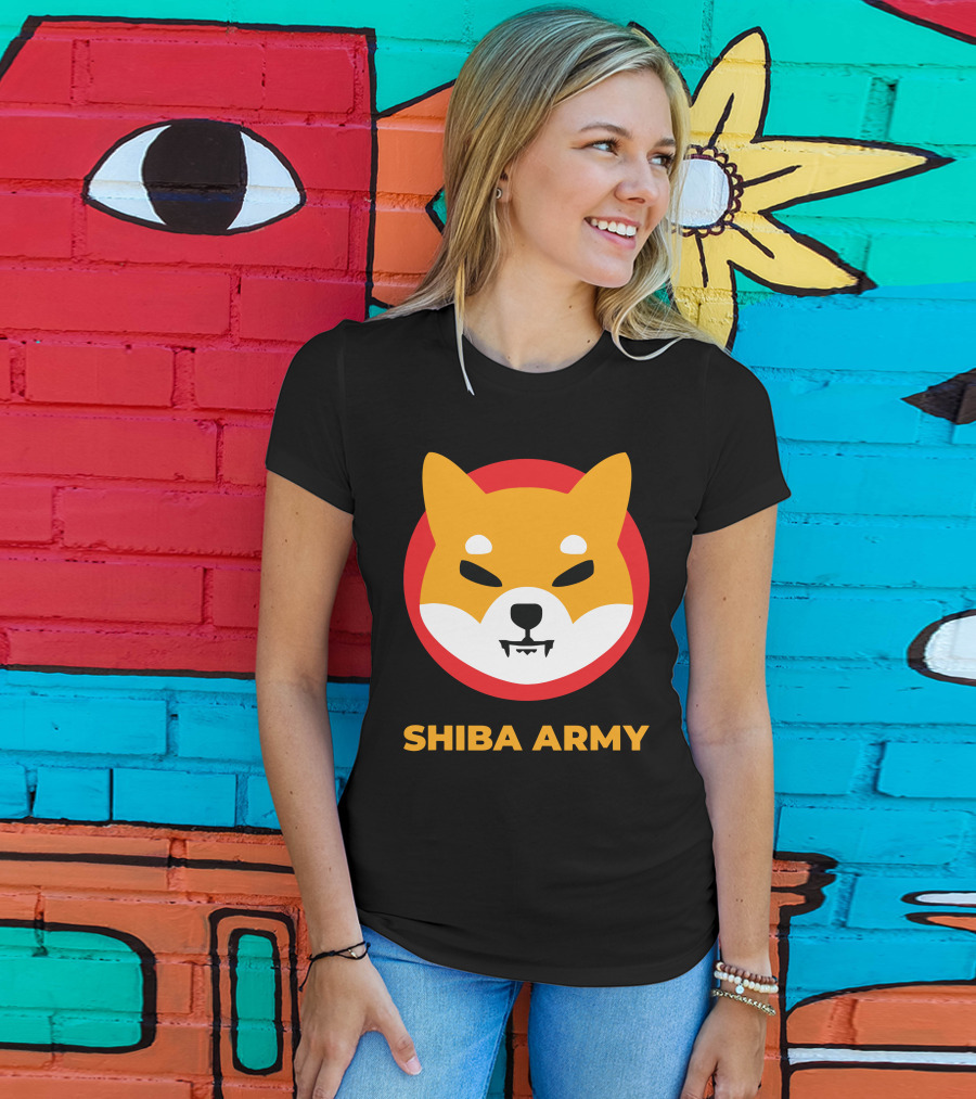 Shiba Army Dog T-Shirt
