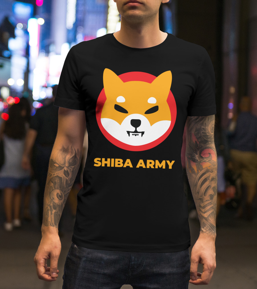 Shiba Army Dog T-Shirt