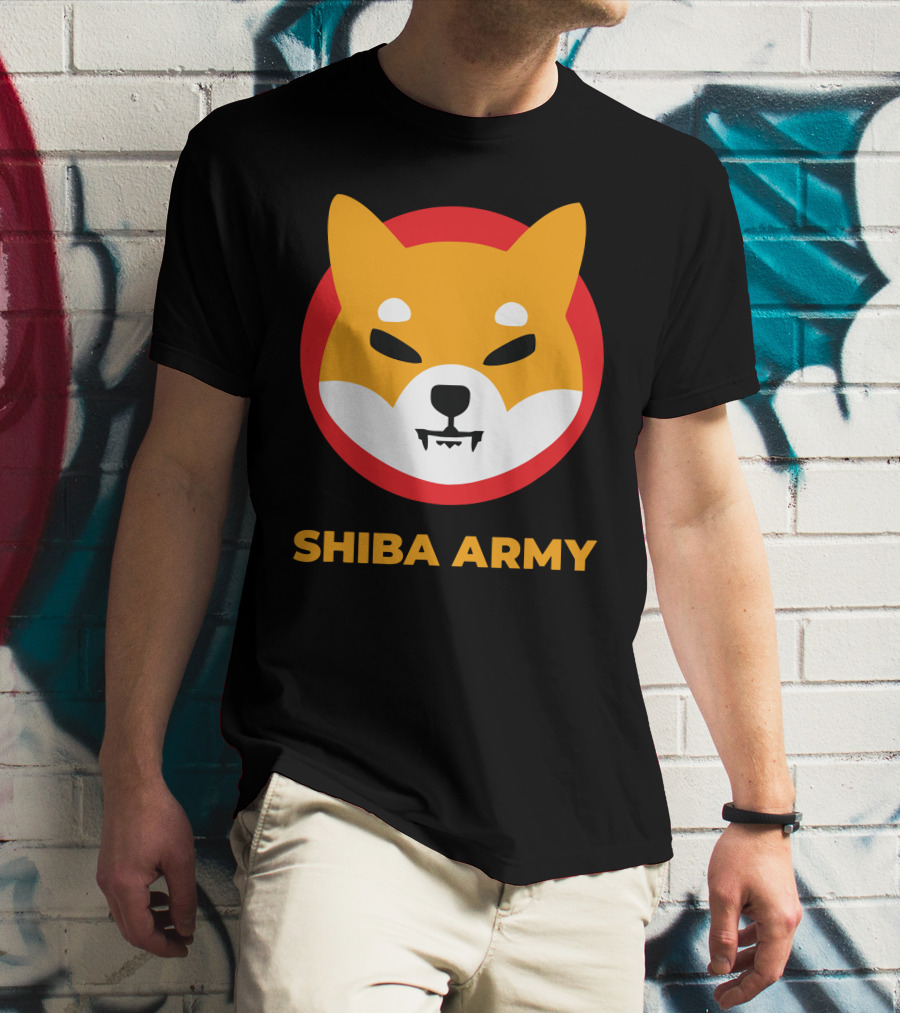 Shiba Army Dog T-Shirt