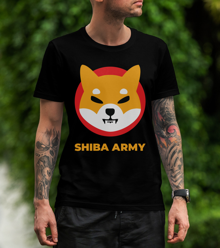Shiba Army Dog T-Shirt