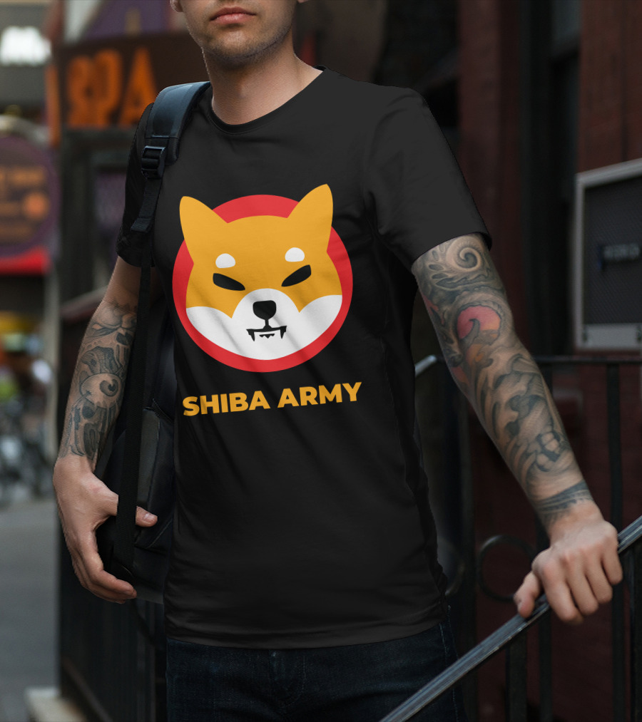 Shiba Army Dog T-Shirt