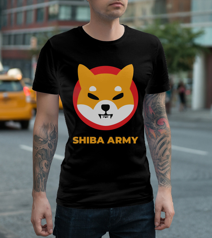 Shiba Army Dog T-Shirt
