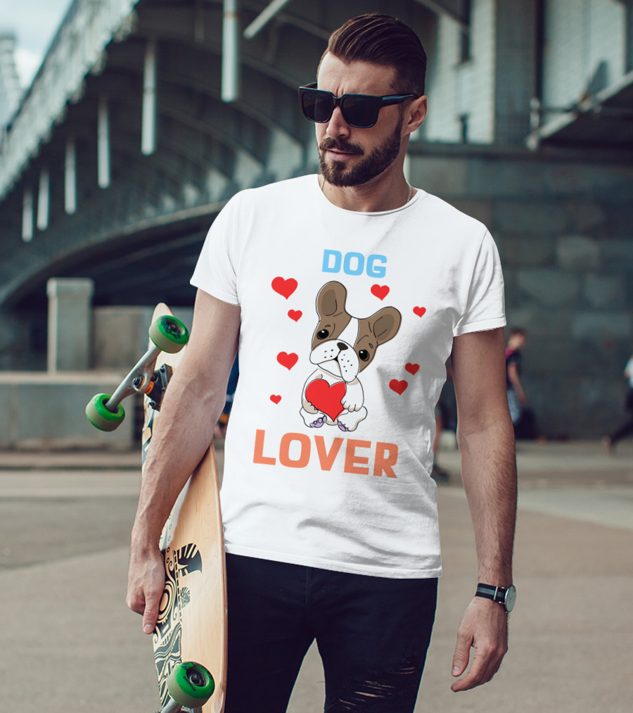 DOG LOVER Puppy Hearts T-Shirt