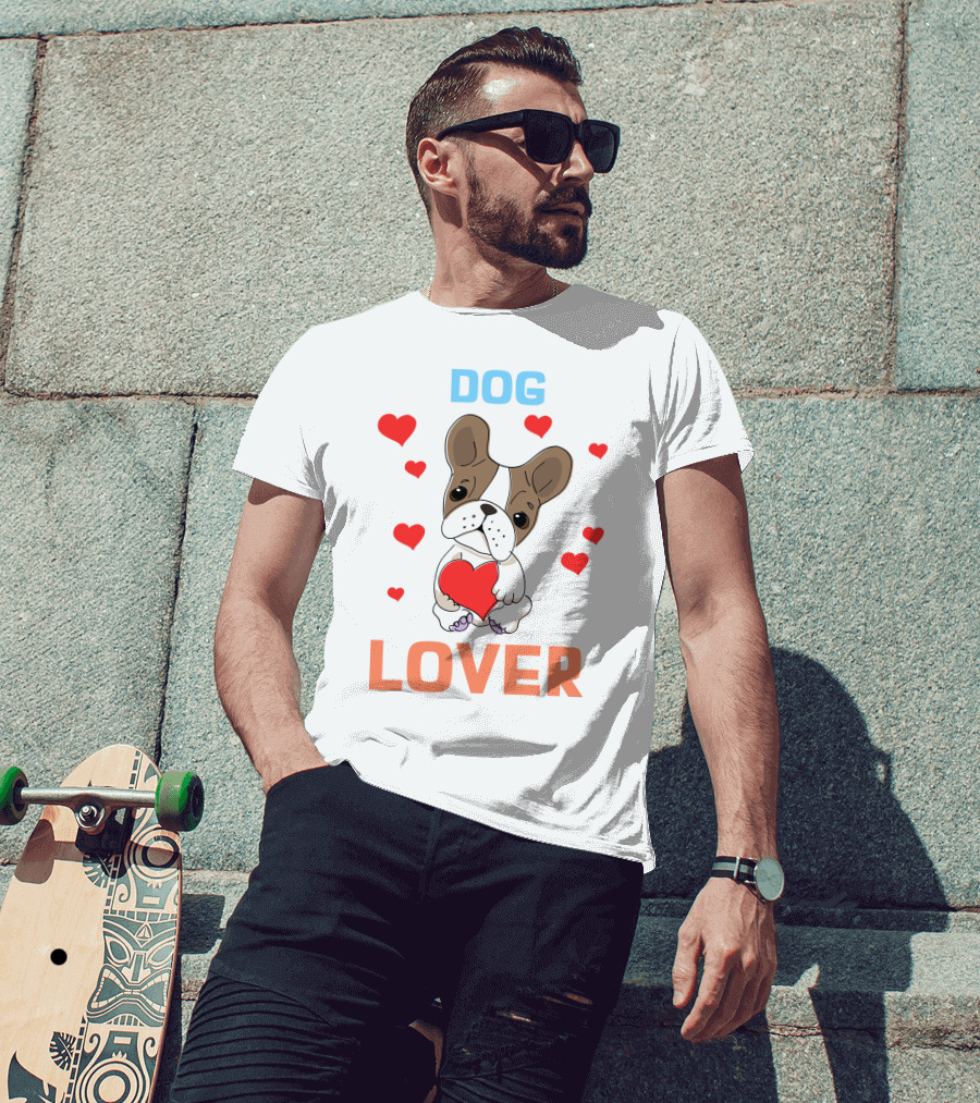 DOG LOVER Puppy Hearts T-Shirt