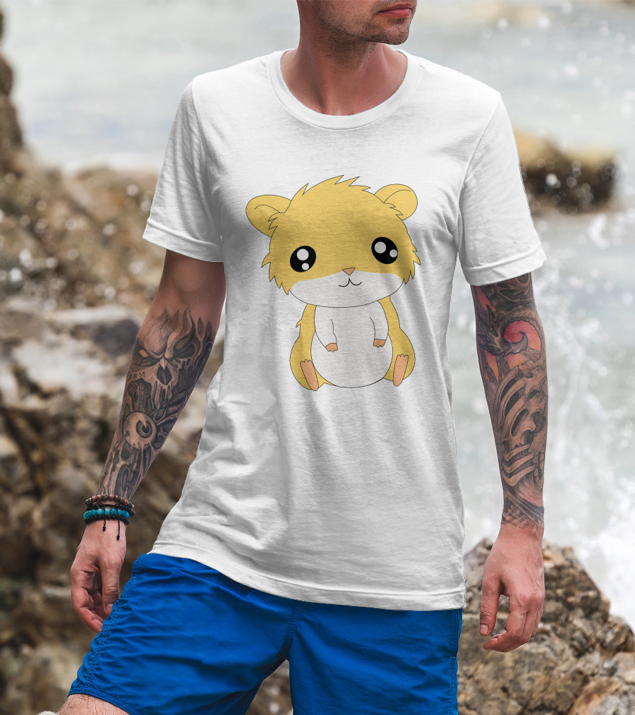 Cute Baby Hamster Cartoon T-Shirt