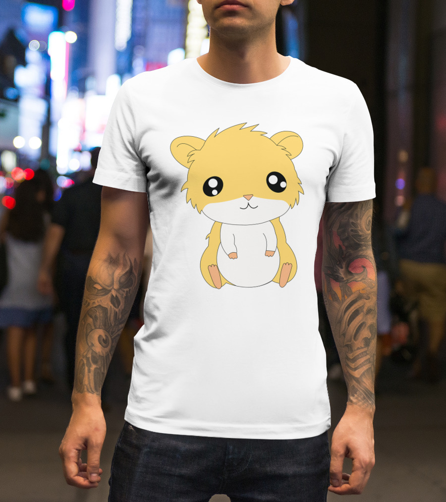 Cute Baby Hamster Cartoon T-Shirt