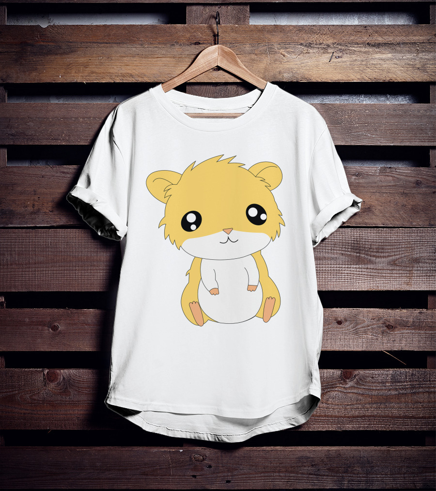Cute Baby Hamster Cartoon T-Shirt