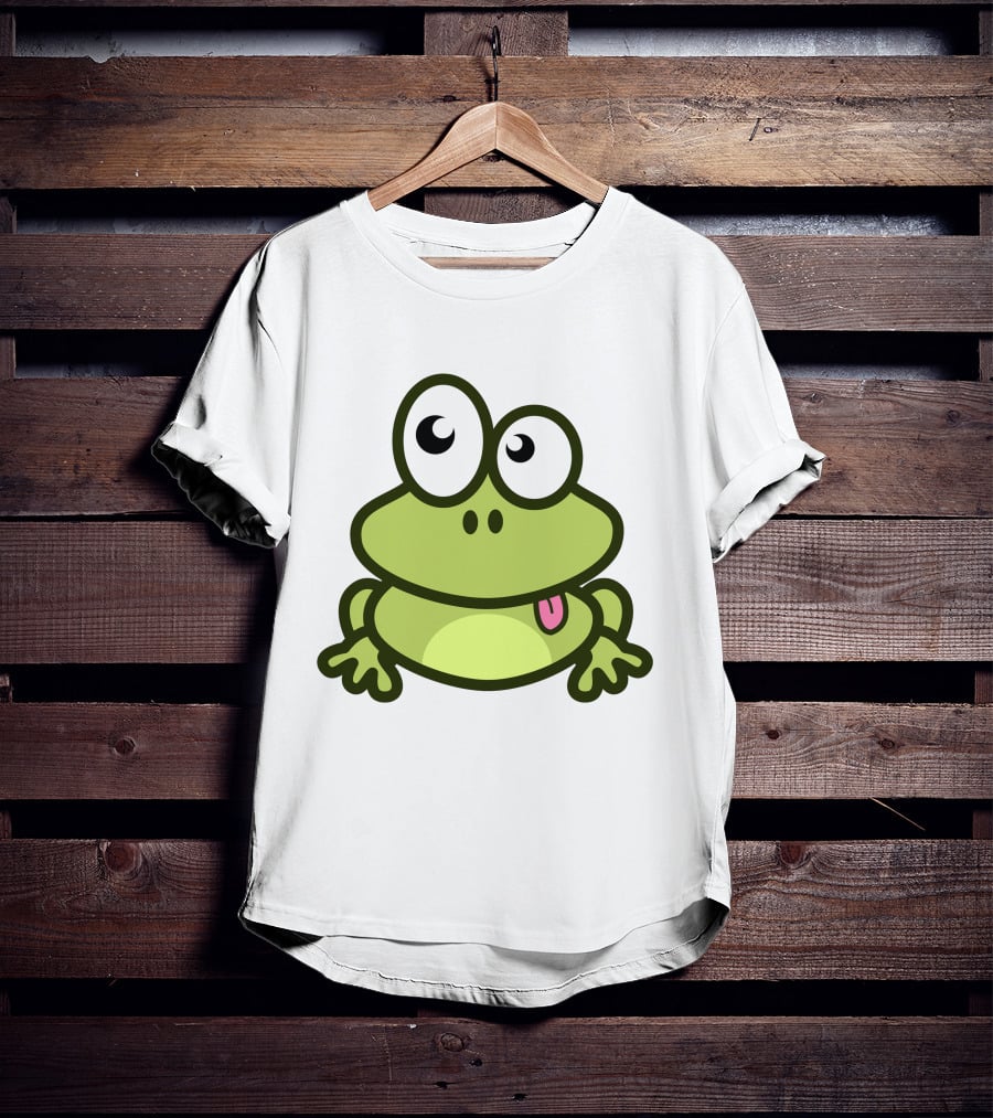 Cute Cartoon Frog Adorable Image T-Shirt