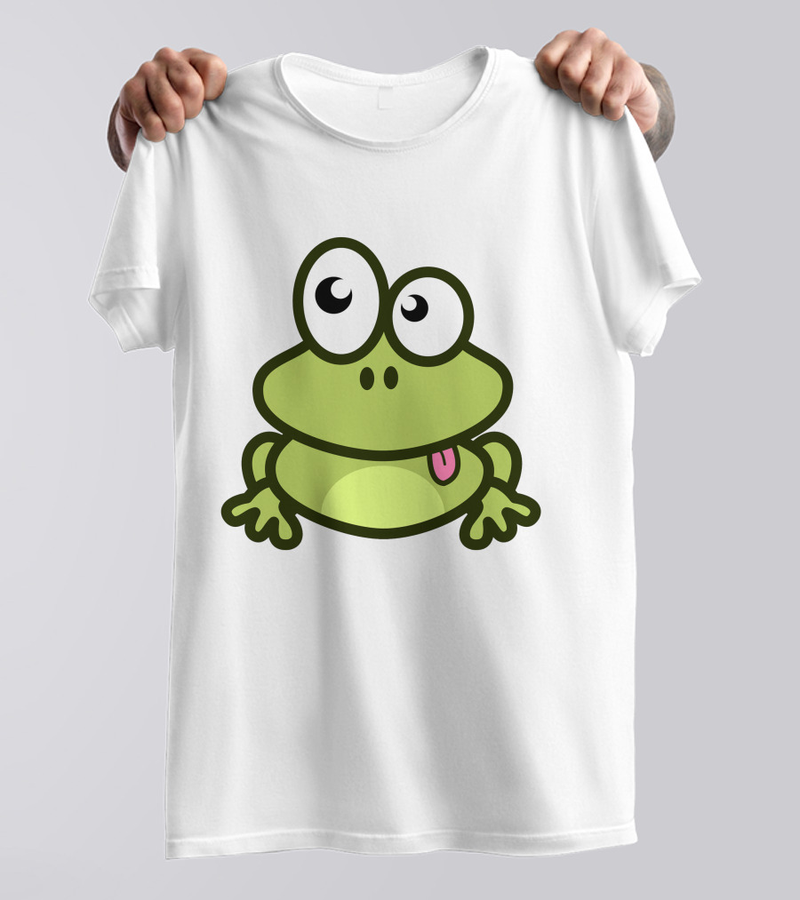 Cute Cartoon Frog Adorable Image T-Shirt
