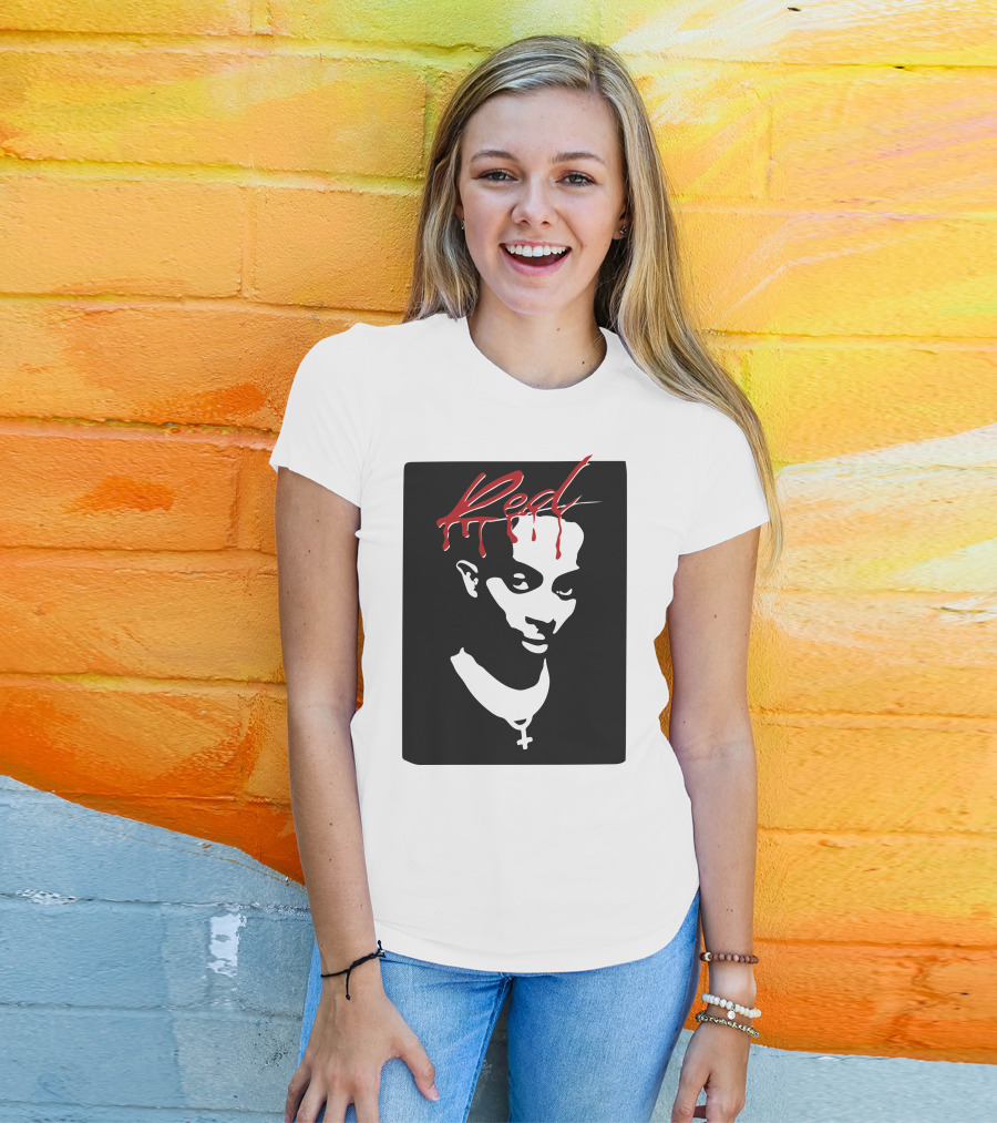 Playboi Carti Whole Lotta Red Dripping Face T-Shirt