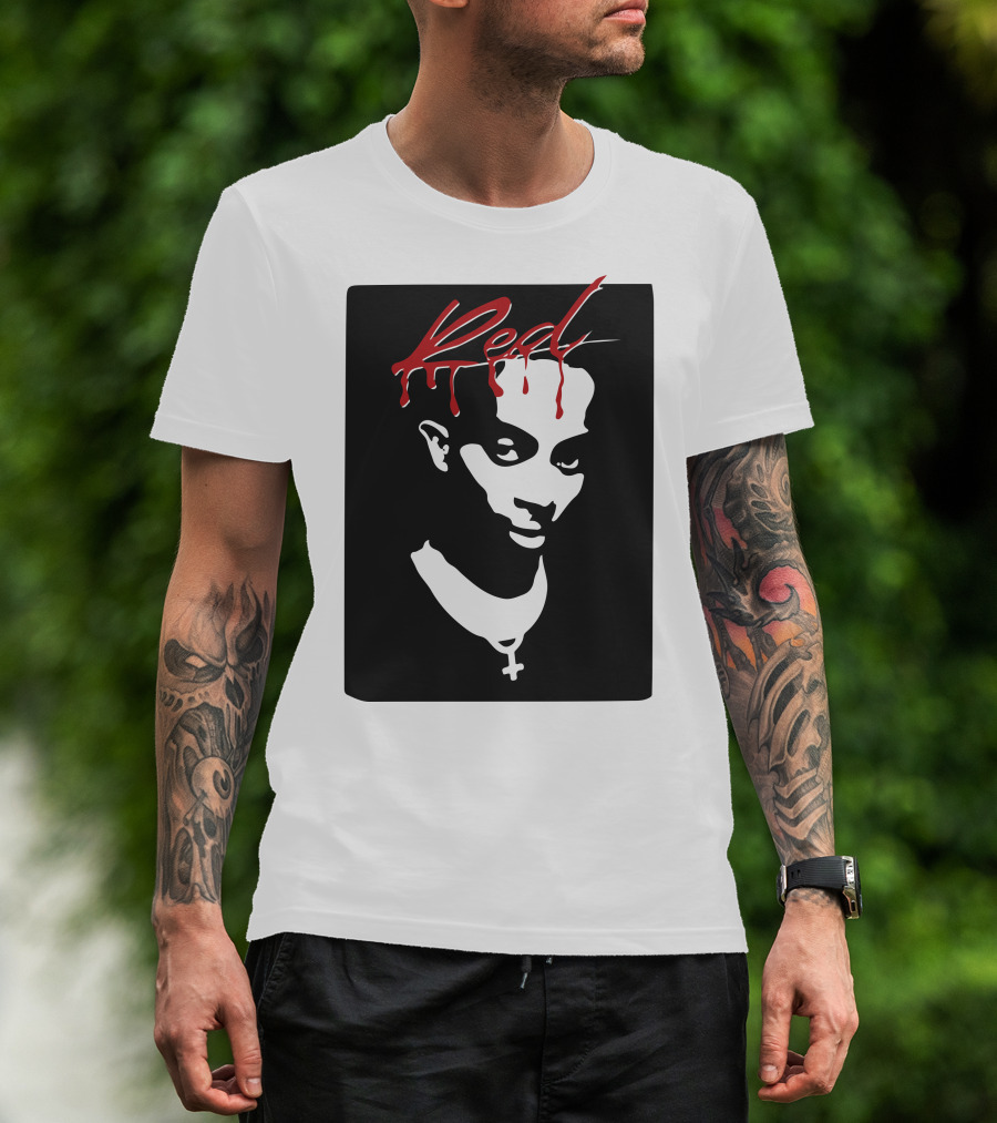Playboi Carti Whole Lotta Red Dripping Face T-Shirt