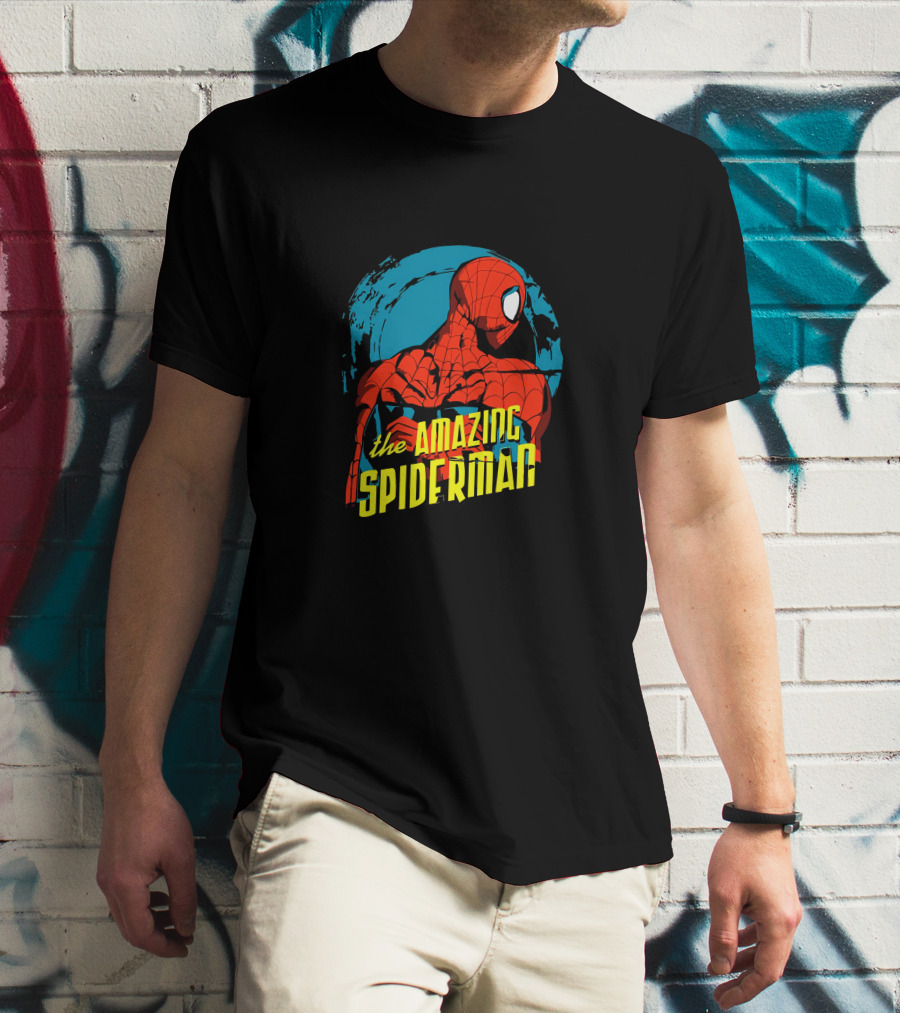 The Amazing Spiderman Heroic Pose T-Shirt