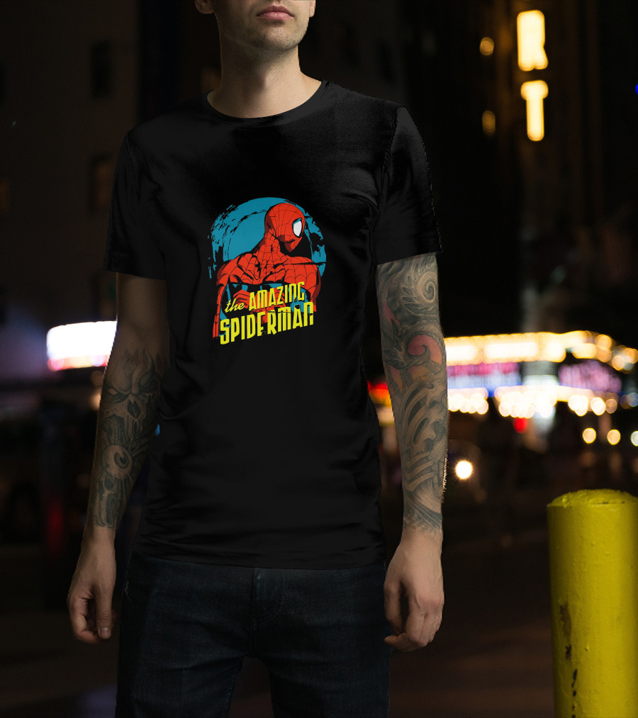The Amazing Spiderman Heroic Pose T-Shirt