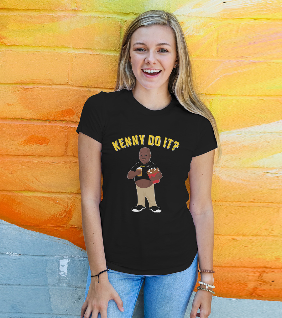 Kenny Do It Funny Guy With Beer And Chicken T-Shirt