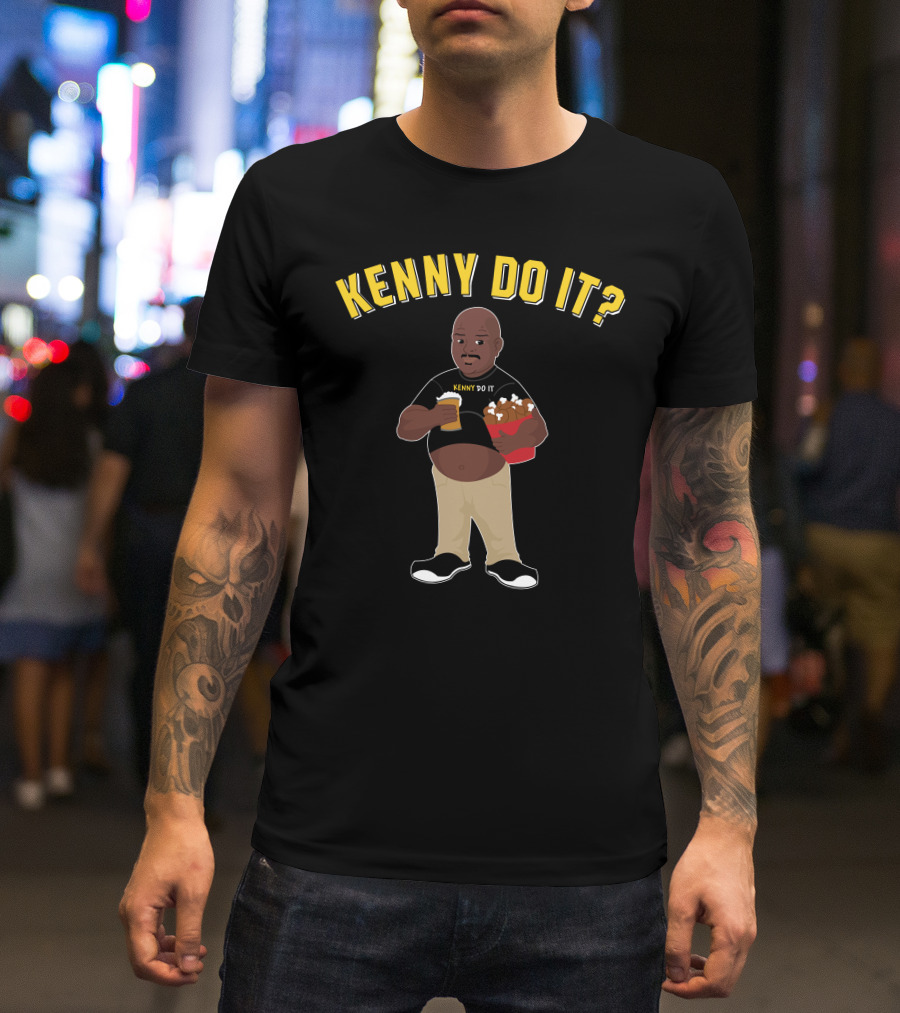 Kenny Do It Funny Guy With Beer And Chicken T-Shirt