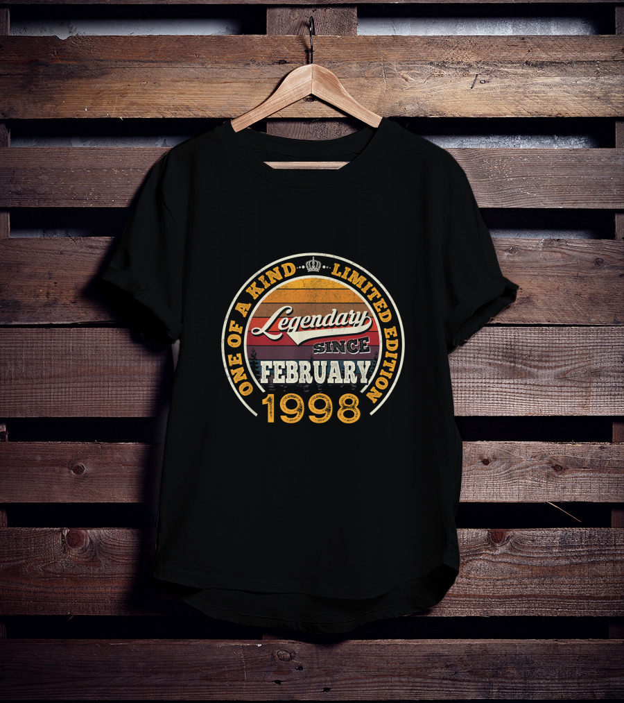 One Of A Kind Legendary Since February 1998 T-Shirt