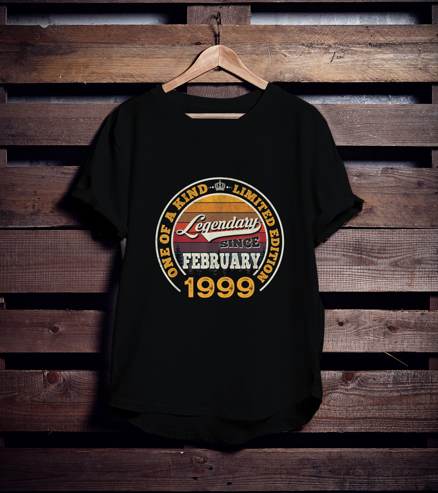 One Of A Kind Legendary Since February 1999 T-Shirt
