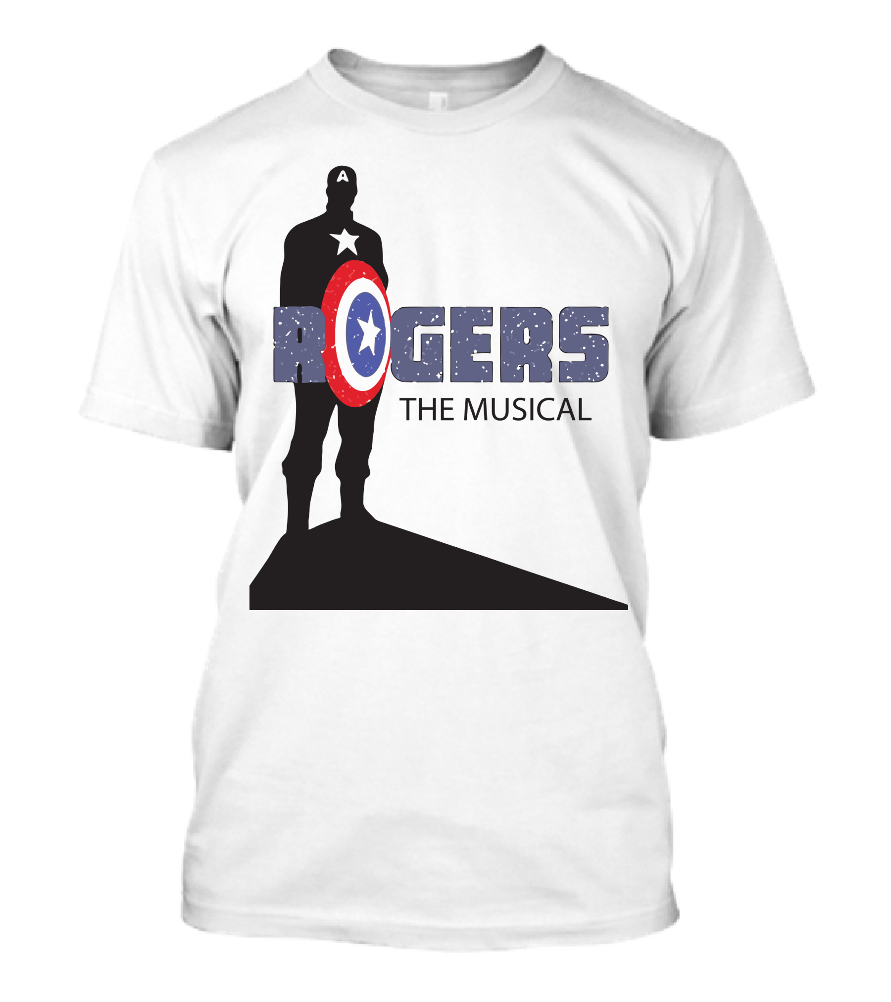 Rogers The Musical Captain America Shield T-Shirt