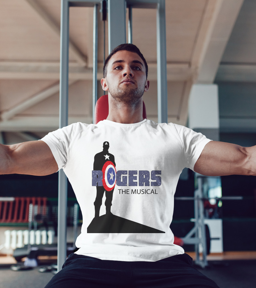 Rogers The Musical Captain America Shield T-Shirt