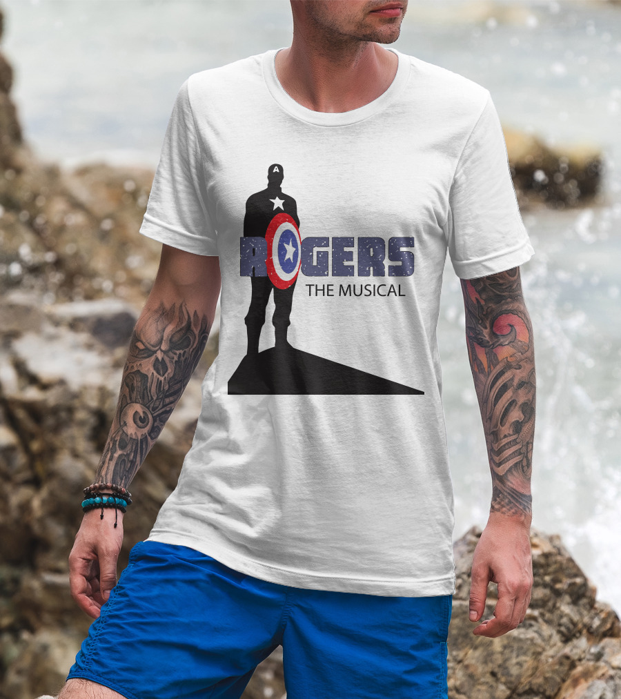 Rogers The Musical Captain America Shield T-Shirt
