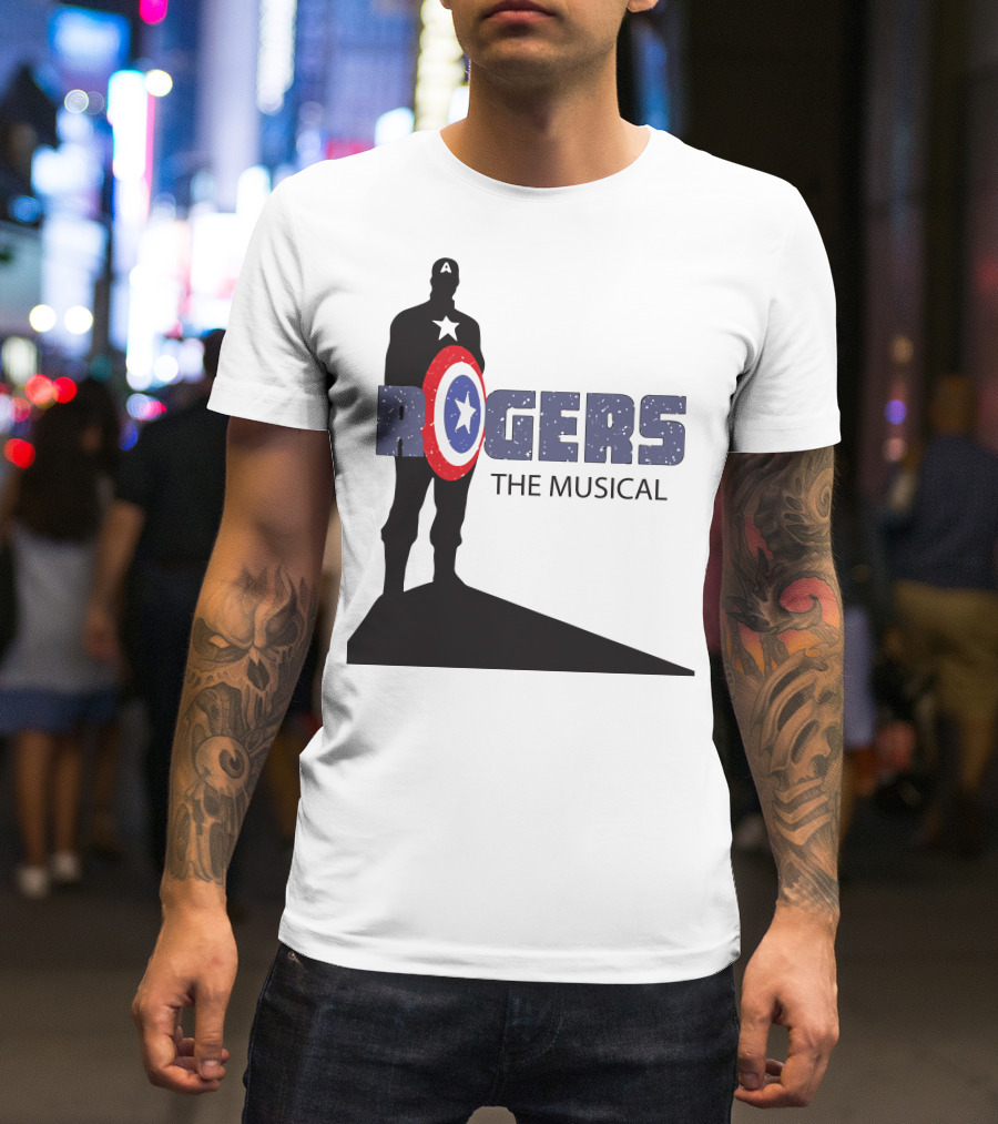 Rogers The Musical Captain America Shield T-Shirt