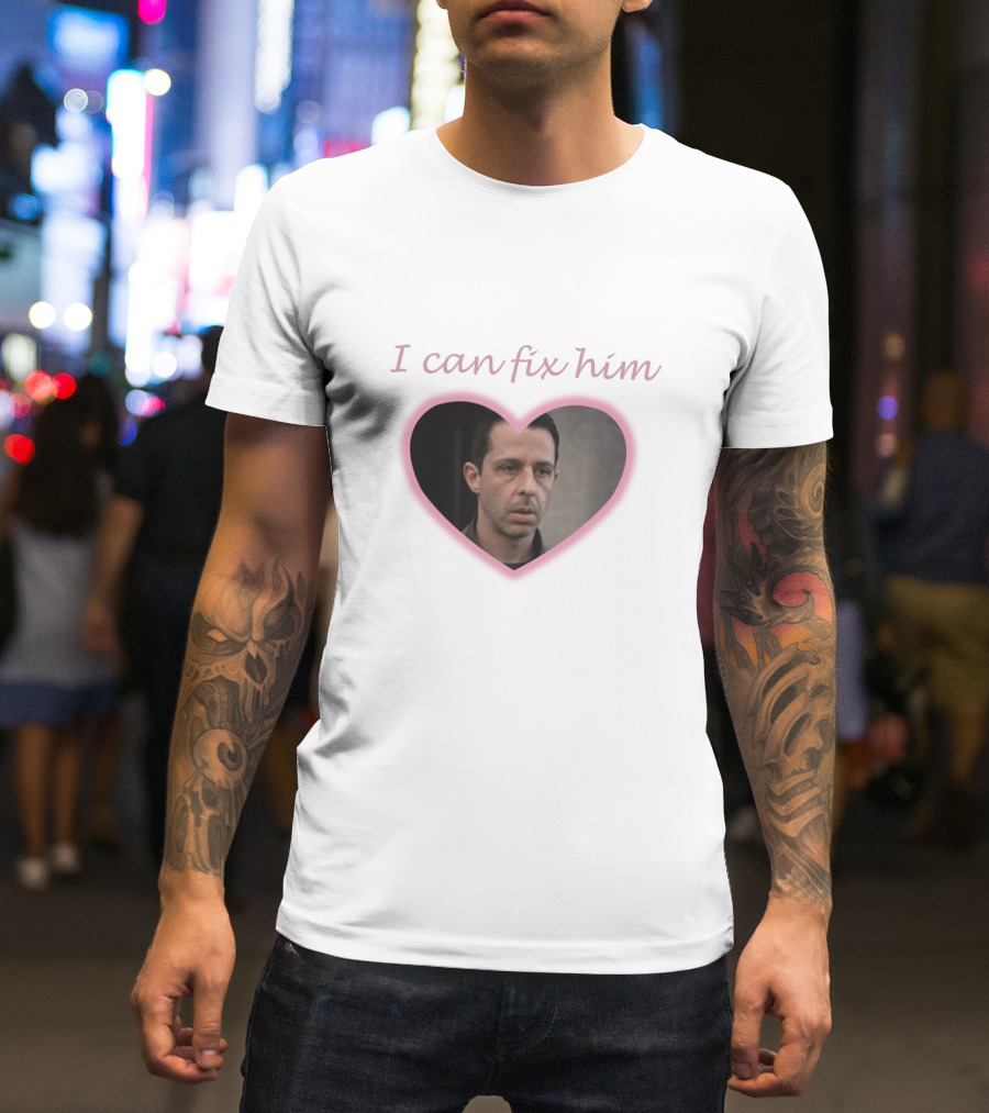 I Can Fix Him Heart Image T-Shirt
