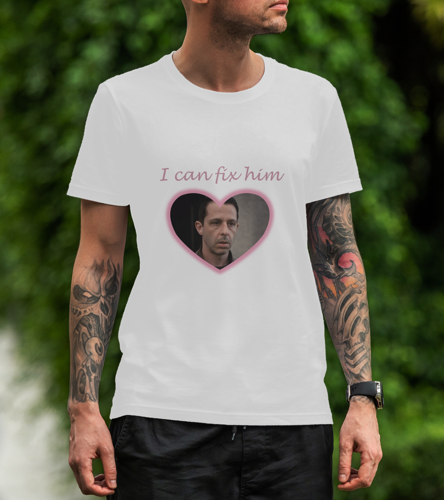 I Can Fix Him Heart Image T-Shirt