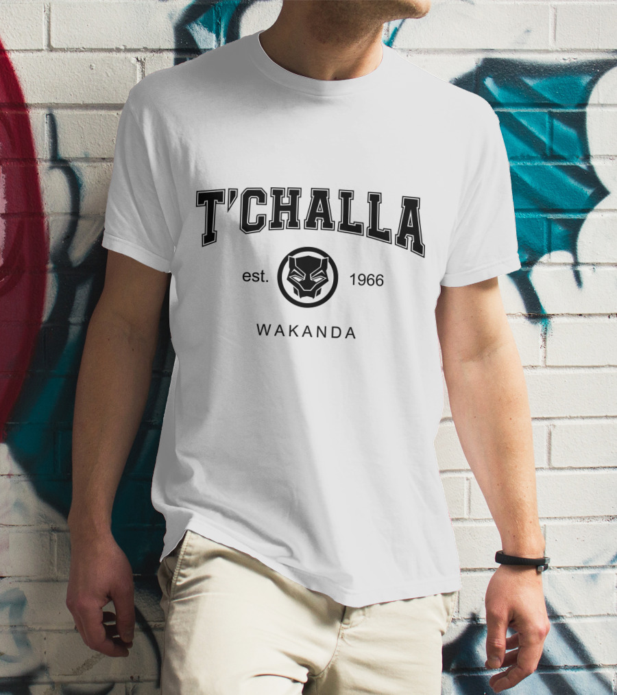 T'Challa Est 1966 Wakanda Black Panther T-Shirt