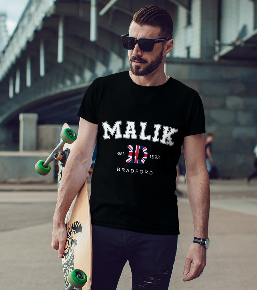 Malik Est 1993 Bradford One Direction Union Jack T-Shirt