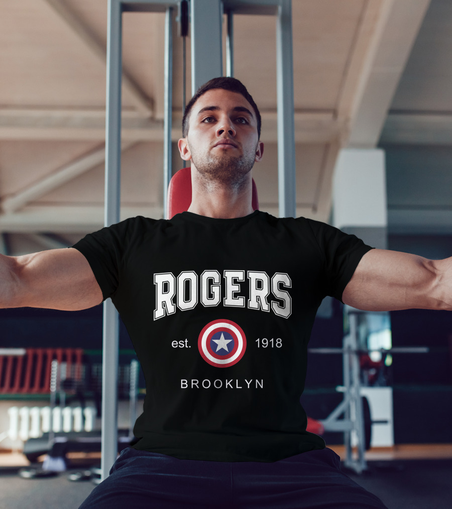 Rogers Est 1918 Brooklyn Star Shield T-Shirt