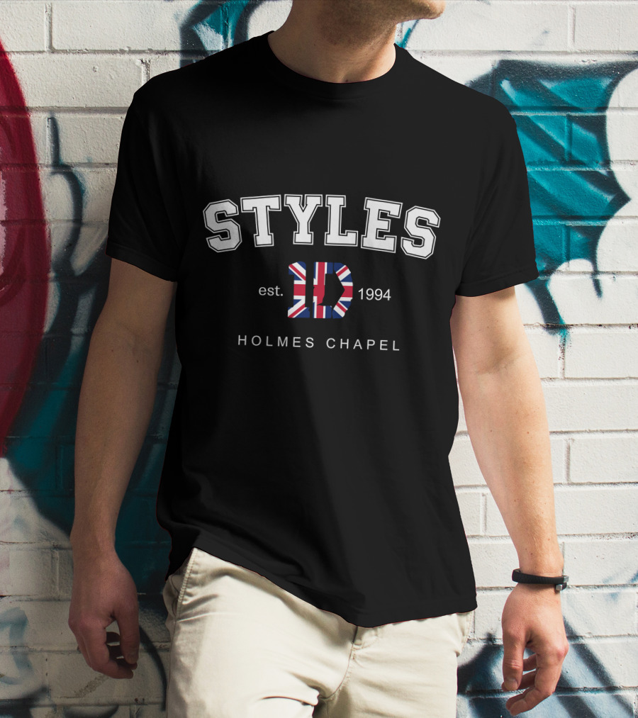 Styles Established 1994 HD Holmes Chapel Union Jack T-Shirt