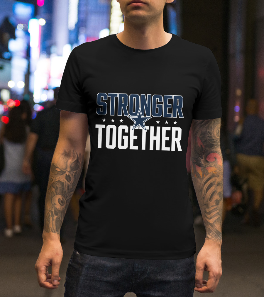Dallas Cowboys Stronger Together Star Unity T-Shirt