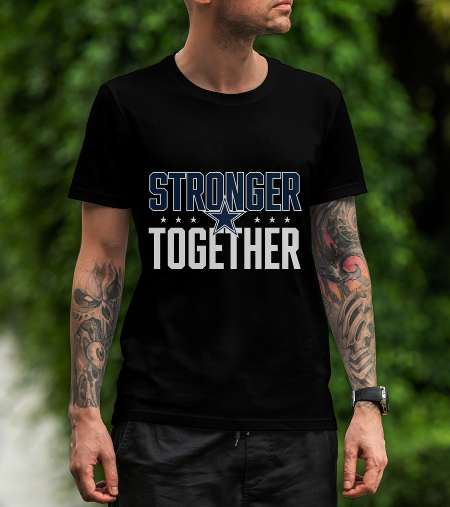 Dallas Cowboys Stronger Together Star Unity T-Shirt