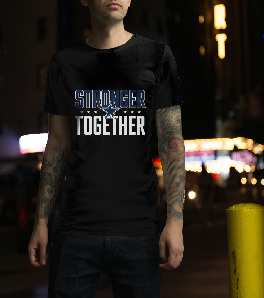 Dallas Cowboys Stronger Together Star Unity T-Shirt