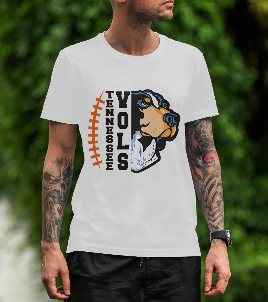 Tennessee Vols Football Dog Sublimation T-Shirt
