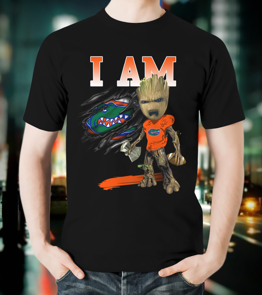 I Am Groot Florida Gators Football T-Shirt