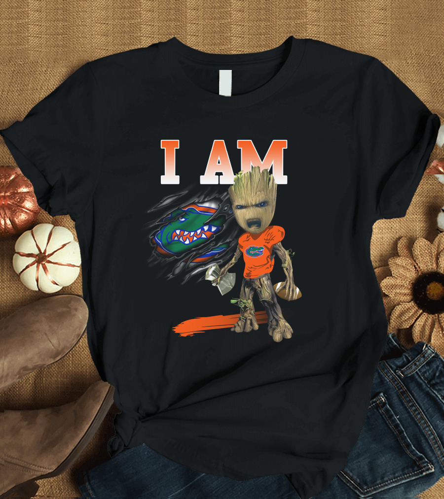 I Am Groot Florida Gators Football T-Shirt