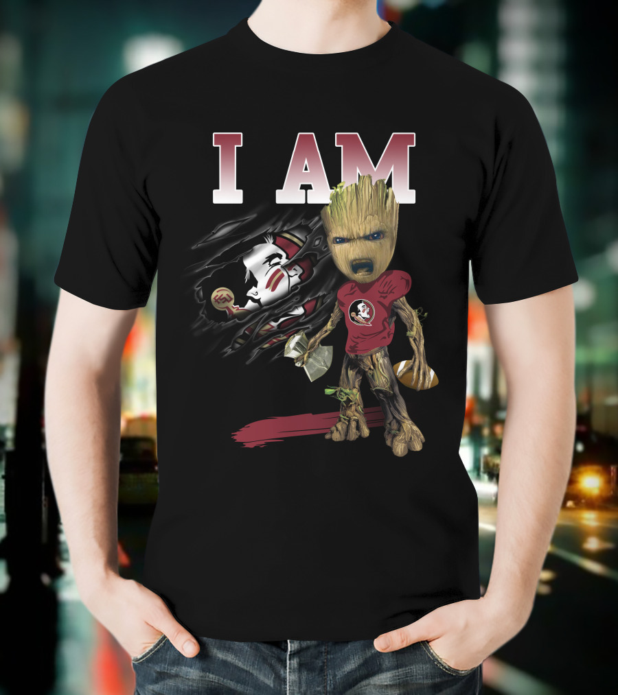 I Am Groot Florida State Seminoles Football T-Shirt