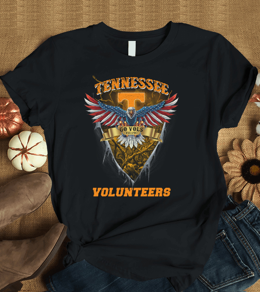 Tennessee Volunteers Eagle Go Vols Established 1794 T-Shirt