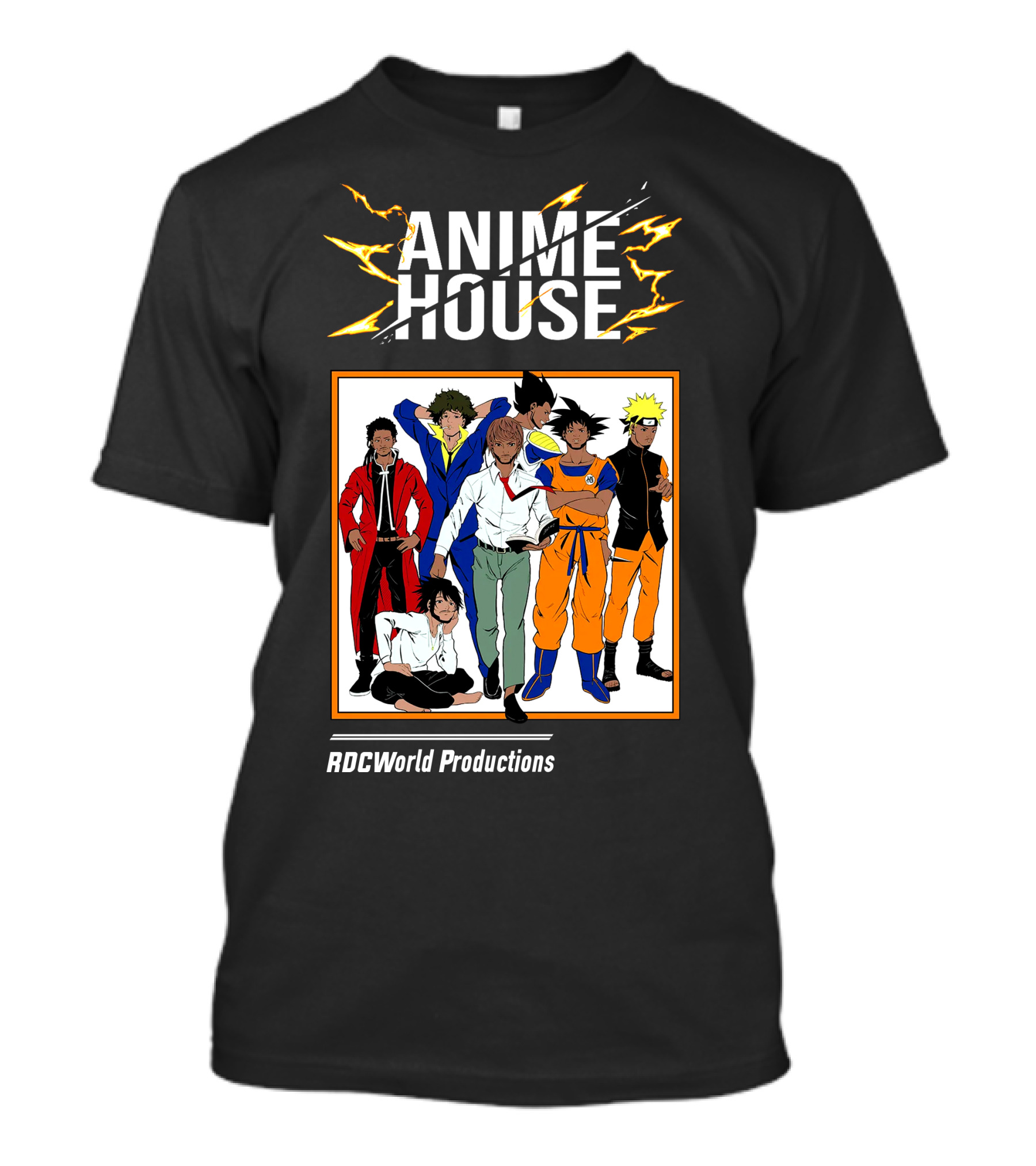 Anime House RDCWorld Productions Manga Characters T-Shirt