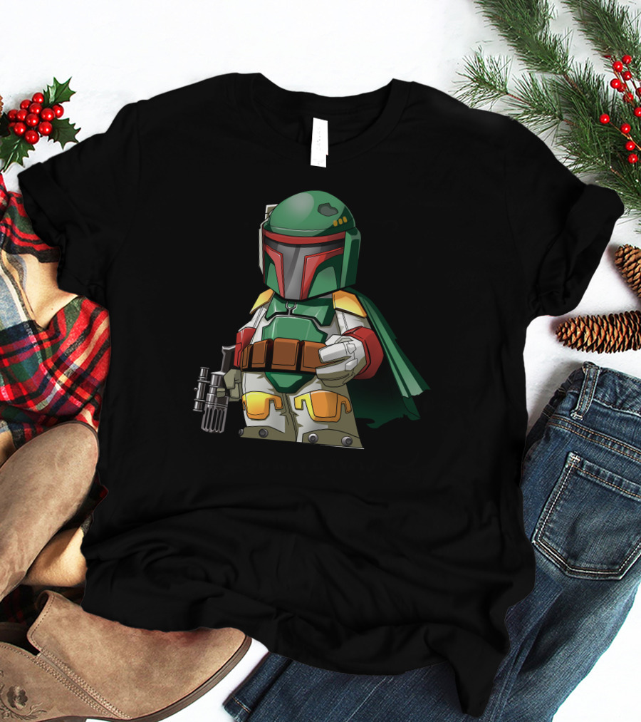 Chibi Bounty Hunter Boba Fett Star Wars Character T-Shirt