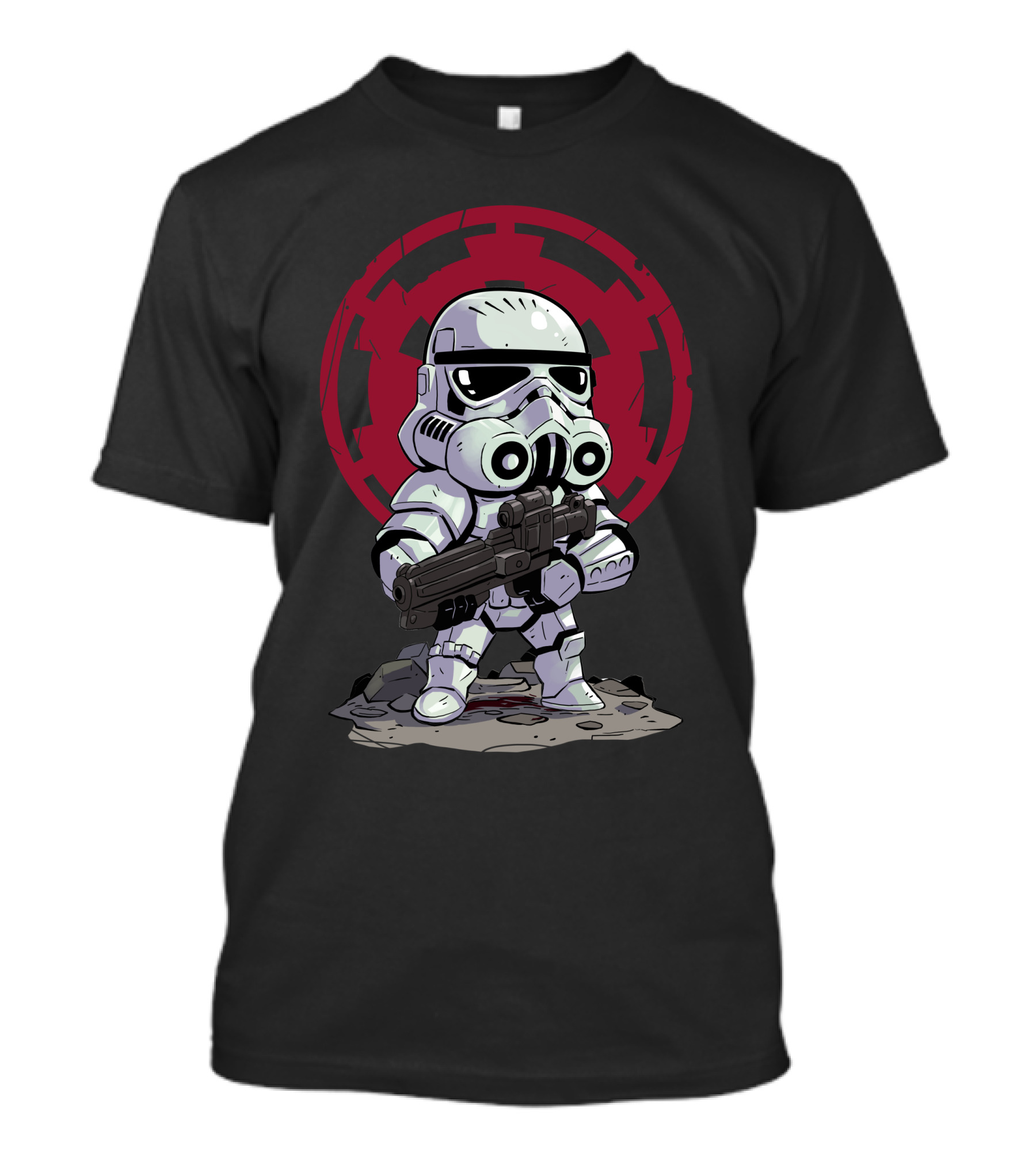 Chibi Stormtrooper Star Wars Imperial Emblem T-Shirt