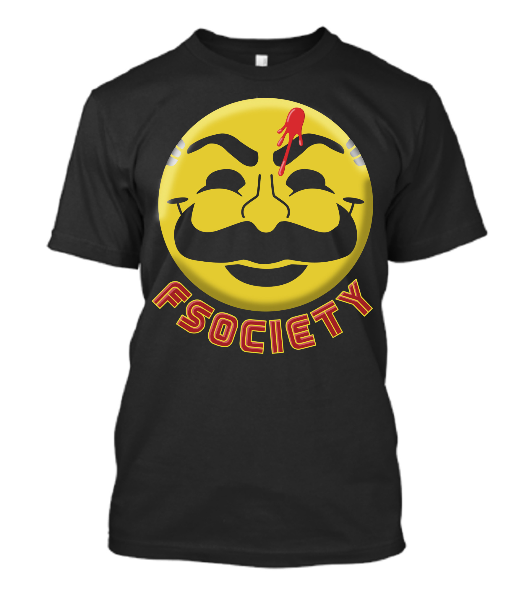 Fsociety Mr. Robot Smiley Face T-Shirt