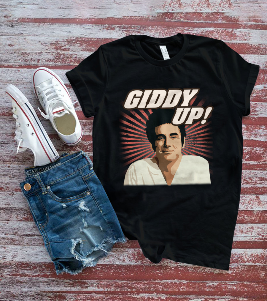 Giddy Up Seinfeld Kramer Retro Sunburst T-Shirt