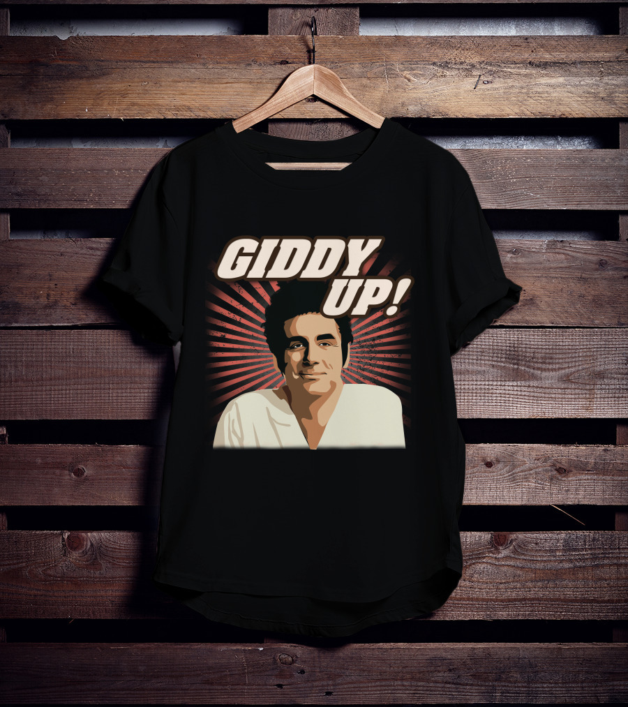 Giddy Up Seinfeld Kramer Retro Sunburst T-Shirt