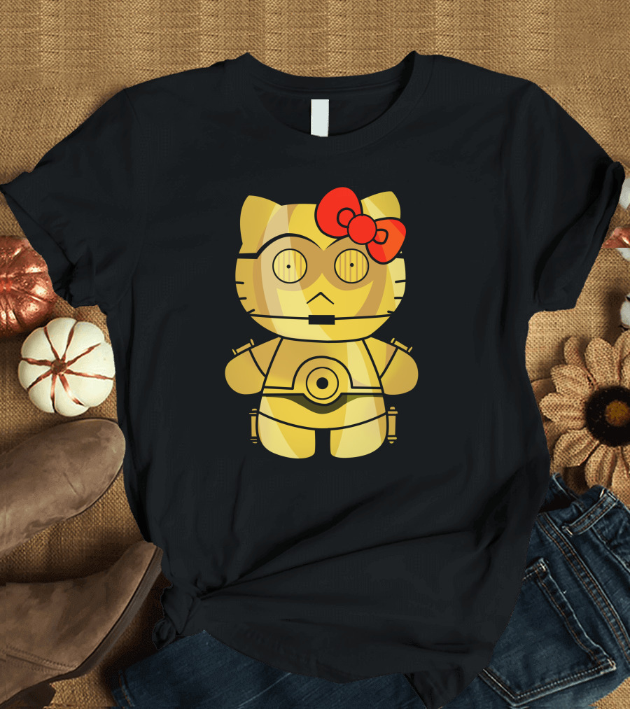 Hello Kitty C3PO Mashup Star Wars T-Shirt