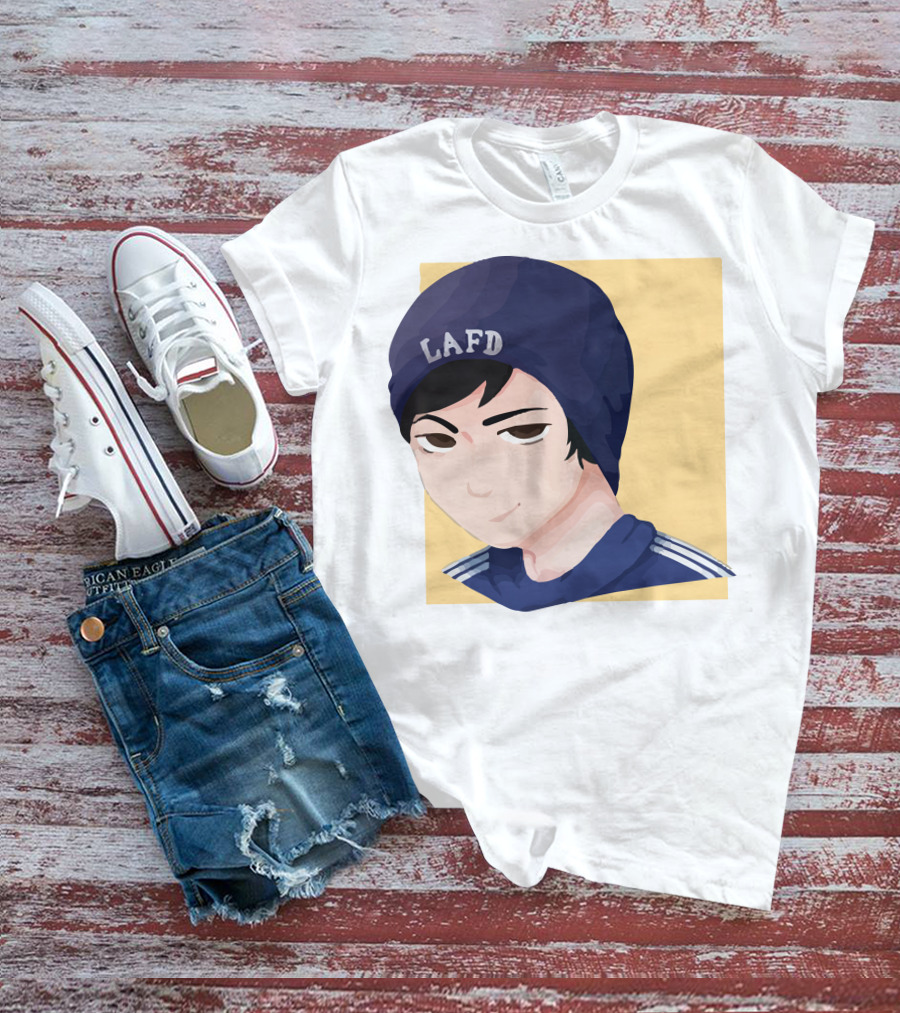 Quackity LAFD Beanie T-Shirt