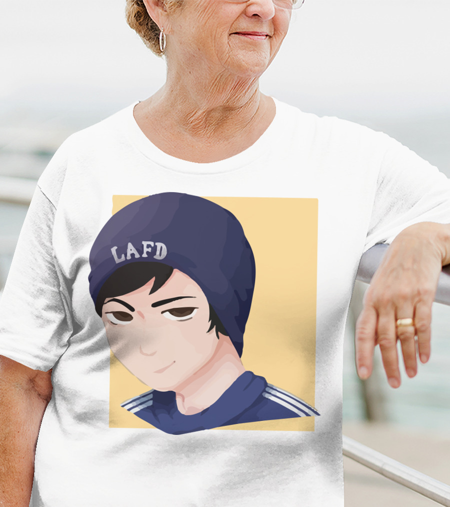 Quackity LAFD Beanie T-Shirt