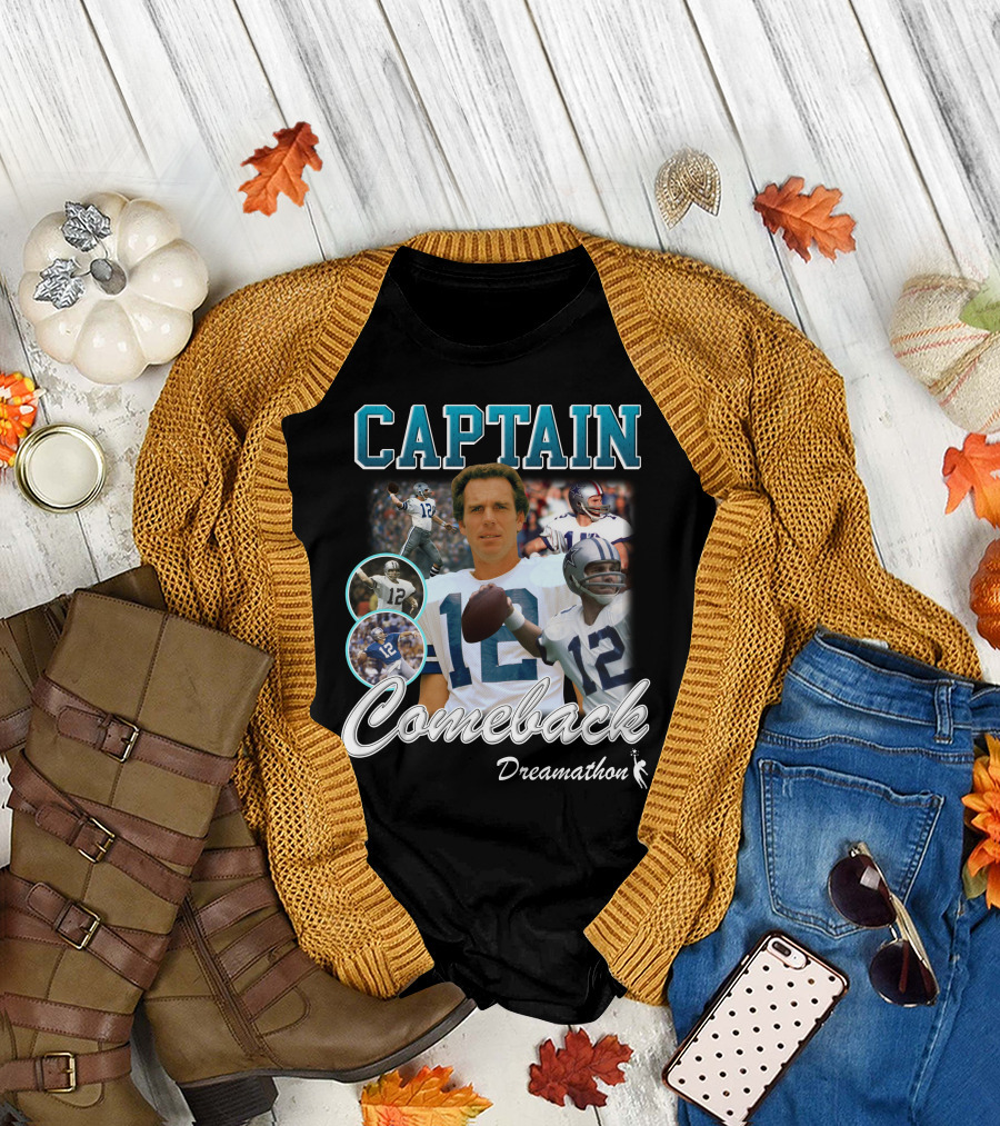 Captain Comeback Dreamathon Football Legends T-Shirt