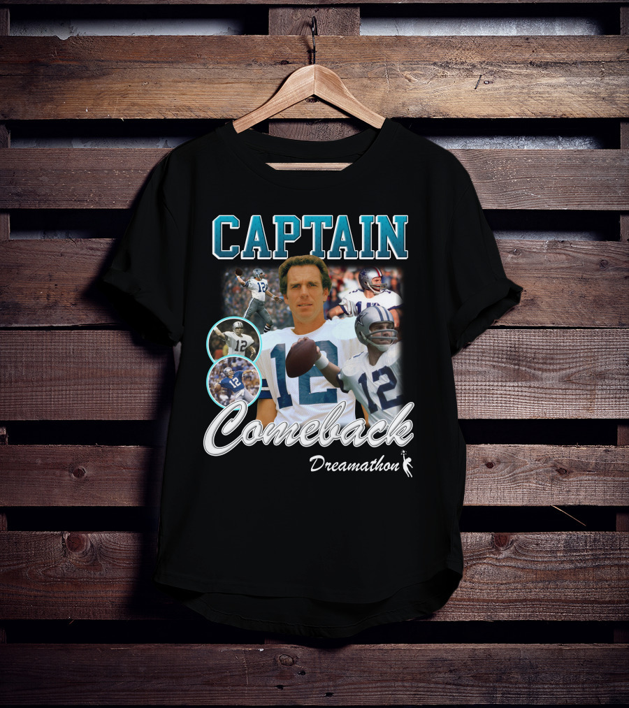 Captain Comeback Dreamathon Football Legends T-Shirt